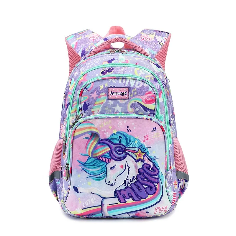 

Girls Backpacks Mochila infantil Unicorn School Book Bag School Bag Backpack Oxford Girls Backpacks Sequin