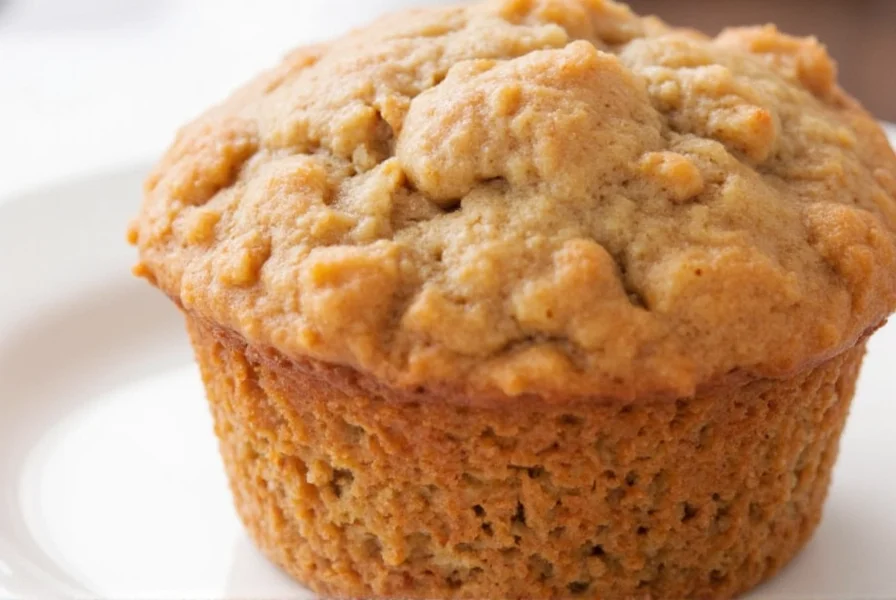 Step-by-step photos showing the mixing process for cinnamon muffin batter and applying streusel topping