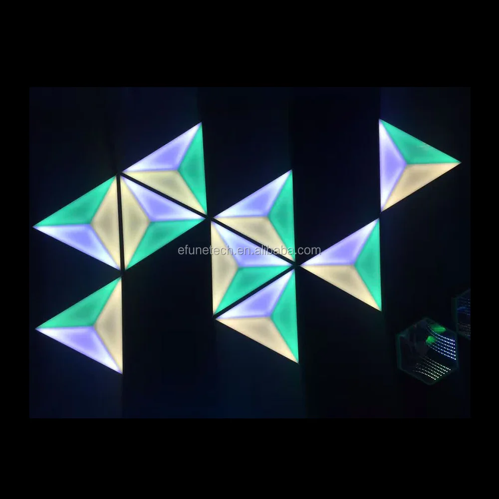 Decorative And Bar Rgb Color Changing Diy 3d Wall Led Panel