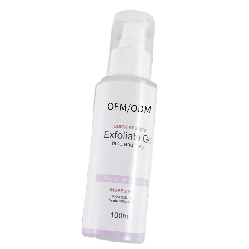 

Private Label Organic Exfoliator Remove Dead Exfoliating Peeling Skin Gel Body Scrub Face Wash Facial Cleanser