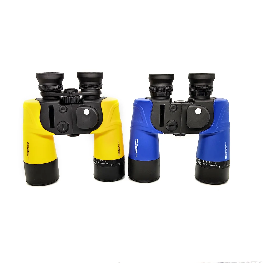 

7x50 Waterproof Fogproof Binoculars w/Internal Rangefinder & Compass for NavigationBoatingFishing