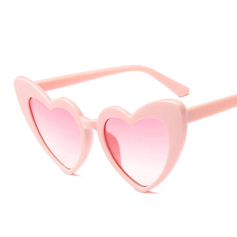 

Fashion Love&Roses Heart Shaped Sunglasses Women Pink Oversized Sunglasses
