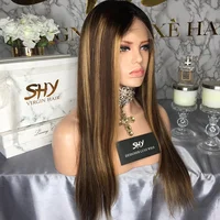 

SHY Lace Front Wig Human Hair 130% Density 22 Inches 100% Russian Virgin Hair Wigs Natural Hair Wig