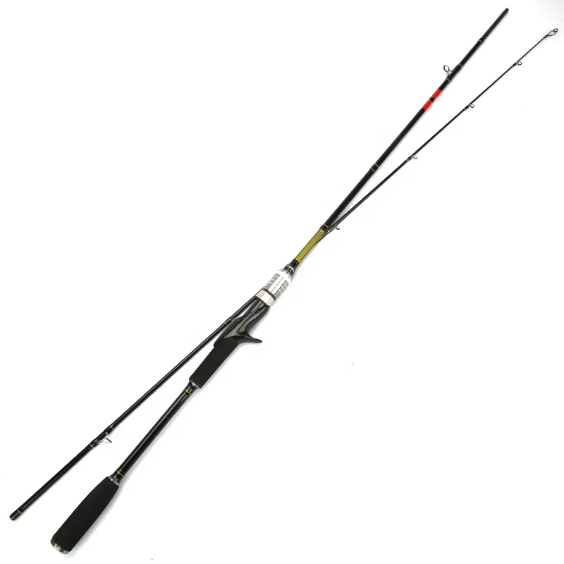 

Wholesale carbon fiber cast fishing rod, Black