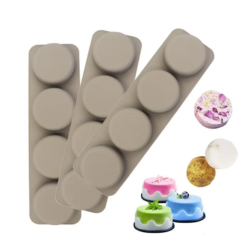 

High Quality Durable Food Grade Silicone 3D Candy Handcrafted Moulds Kitchen Utensils Accessories Cake Soap Mold, Gray