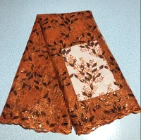 

embroidery net french tulle african sequins Lace Fabric