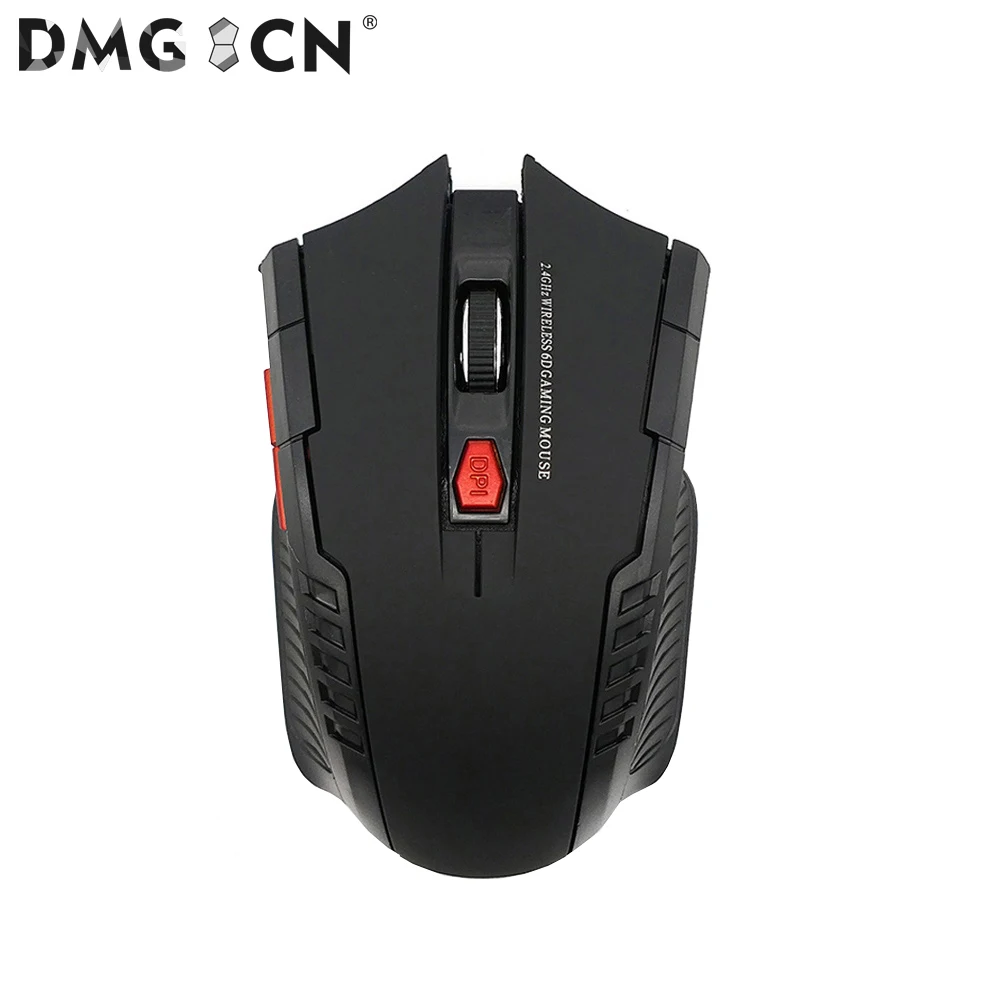 

2.4GHz Wireless USB Gaming Mouse Wireless Mice for PC Gaming Laptops Computer Mouse Gamer with USB Receiver, Black/red/gray/blue