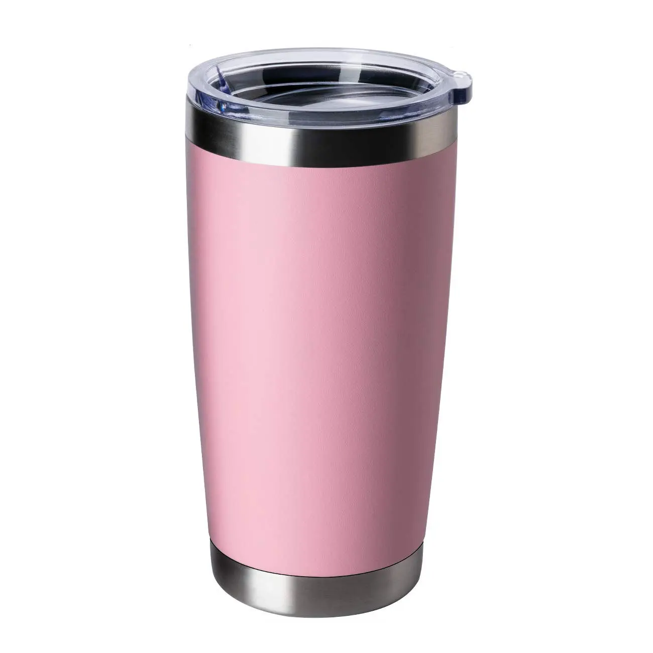 

20oz Outdoor Silver Stainless Steel Coffee Water Tumbler Thermal Car Cup with Lid, Red,purple,black,white,blue,pink and so on.