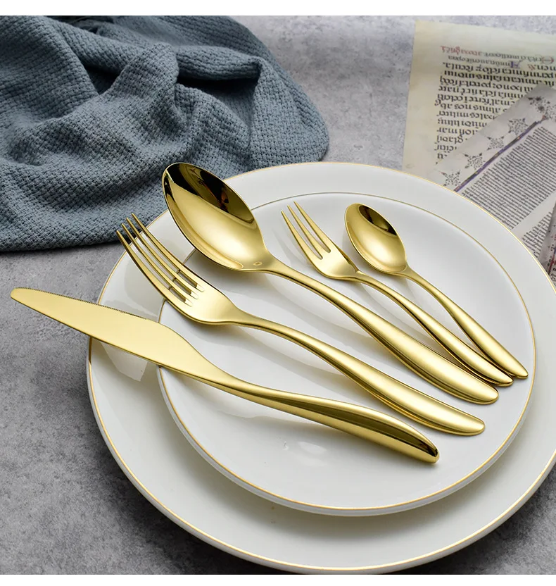 Factory Direct Custom Stainless Steel Cutlery Set Classic Silverware-Spoon Fork Knife for Business Gifts OEM/ODM Options