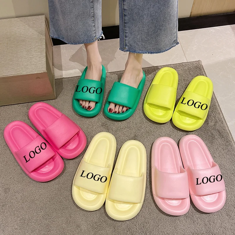 

Fashion Casual Sports All-match Bread Slippers Women's Slippers 2022 Summer Home Indoor Women's Slippers Cloud Slides Sandals