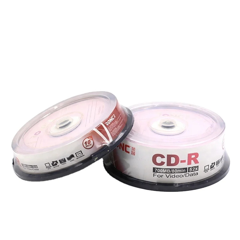 

Best Quality factory price free sample available bulk cd-r Blank cdr discs 700mb 80min 52x, Silver empty cd