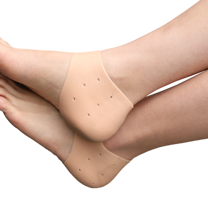 

Silicone Heel Protector Relieves Heel Pain Unisex Heel Moisturizing Anti-Wear Foot Protector Breathable Socks