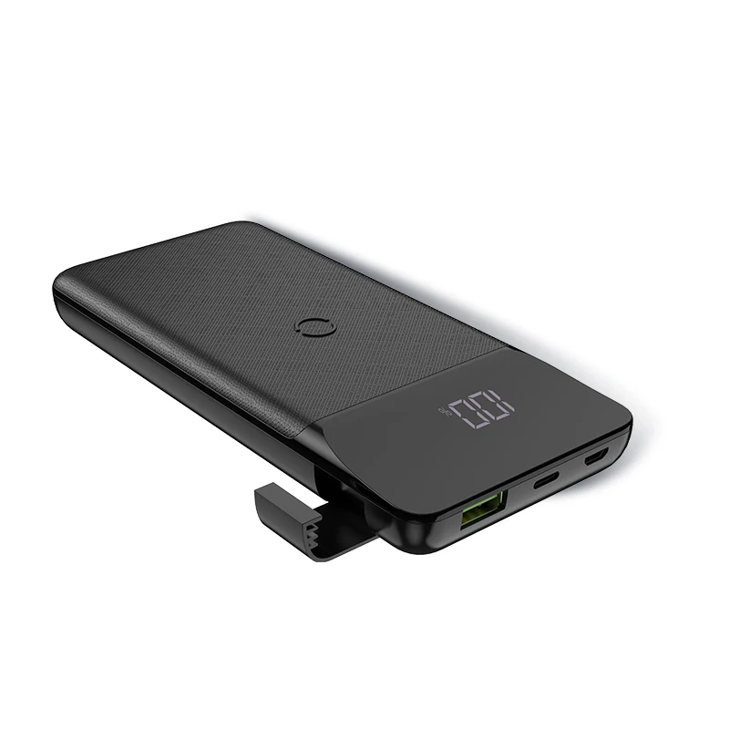 

2020 hot sale wireless charger 10000 mah powerbank portable qi power bank mobile