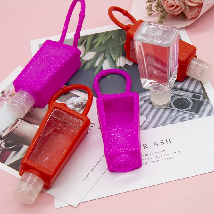 1oz Pocket Bag Silicone Bulk Travel Size Hand Sanitizer With Holder