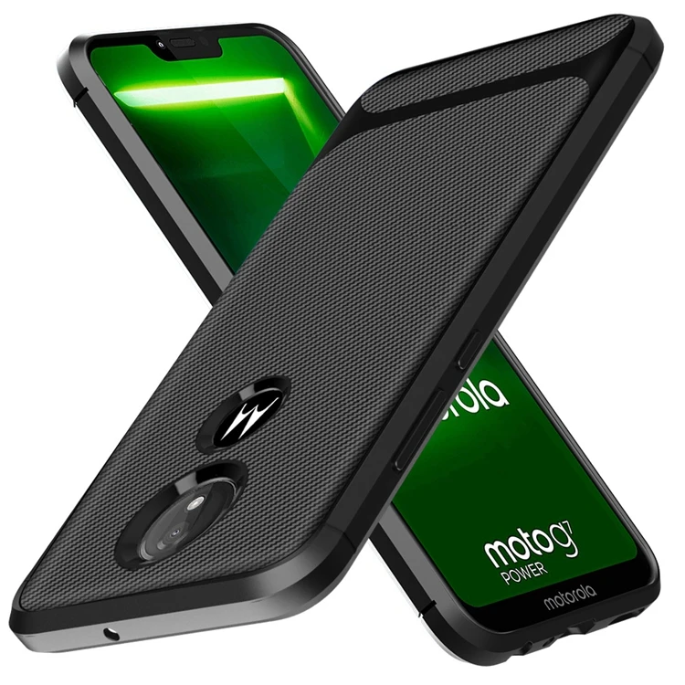 

XINGE Scratch Resistance Carbon Fiber Case For Motorola Moto G7 Power Case