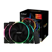 

PCCOOLER 12cm RGB LED RGB Light Cooling Fan with 4Pin Quiet PC Case Water Cooling Kit Chassis Fan Cooler For Pc Cases Gaming