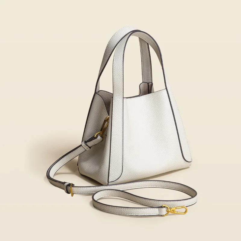 

High quality luxury Genuine Leather women buckle bags handbag