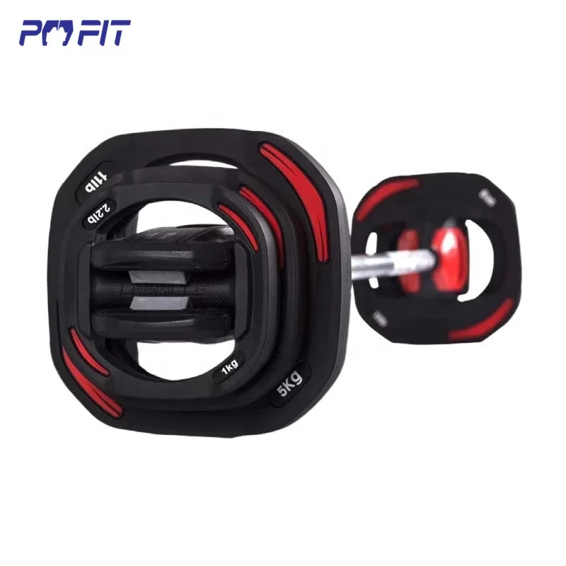 

PU urethane dumbbell barbell set de mancuernas maquina de gimnasio 20 kg mancuernas pesas