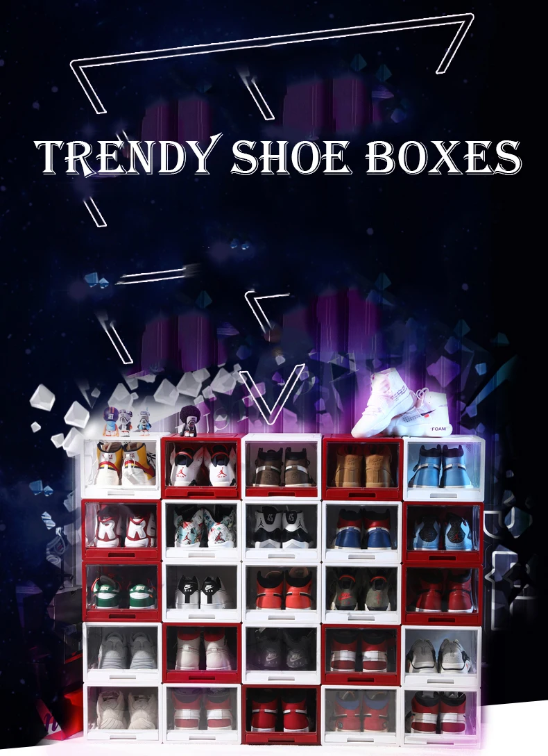 transparent drawer shoes box on Hot Sale Easy Assembly Plastic Shoe Box Drawer Type Storage Shoe Box Clear Shoe Boxes Transparent Stacked Organizer Buy Clear Shoe Box Transparent Shoe Box Stackable Shoe Organizer Product On Alibaba Com