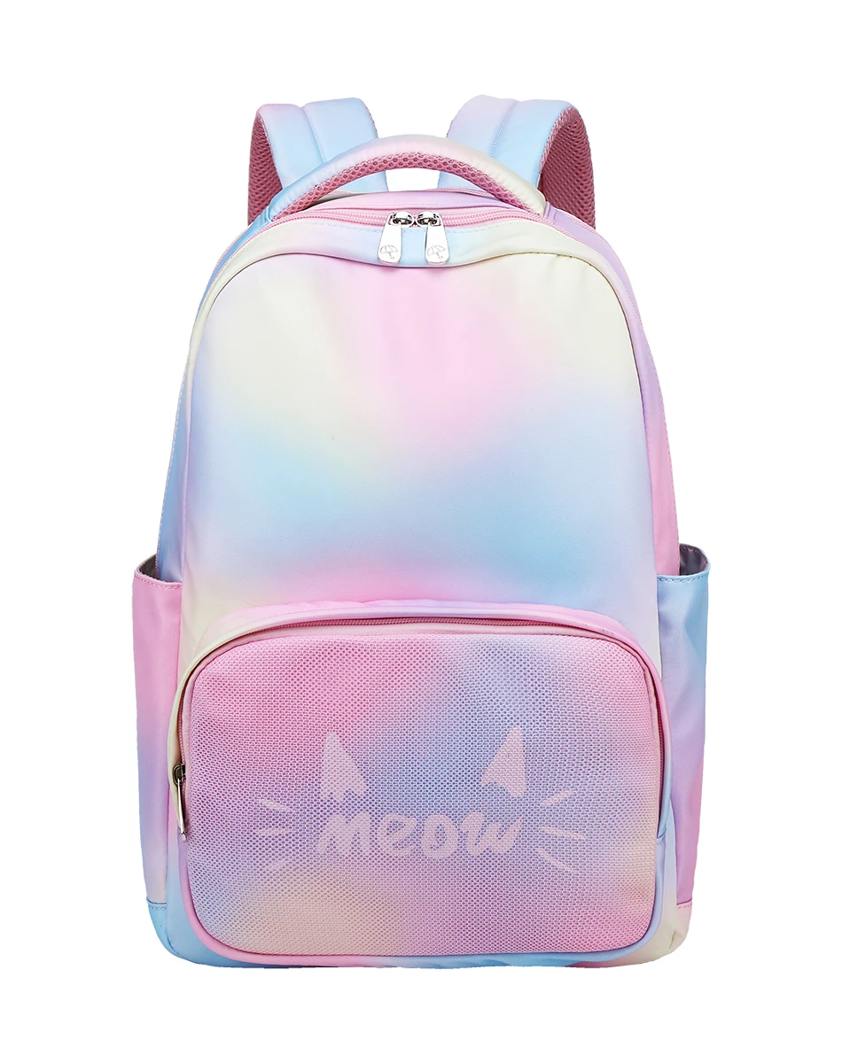 

Wholesale Lovely Glitter Women Waterproof Backpack Cute Cat Schoolbags Girls Fashion Bag