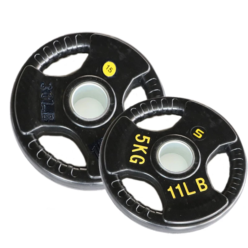 

hantelscheiben 50mm powerlifting weight plates iron concrete molds weight plates barbell, Black