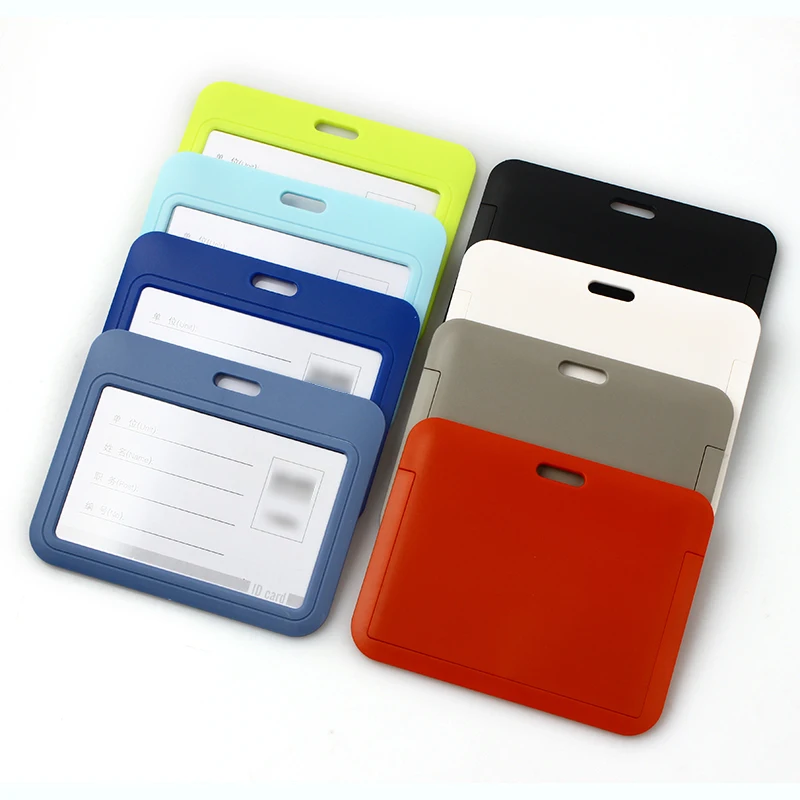 

New style personalized pp id card holder hard plastic