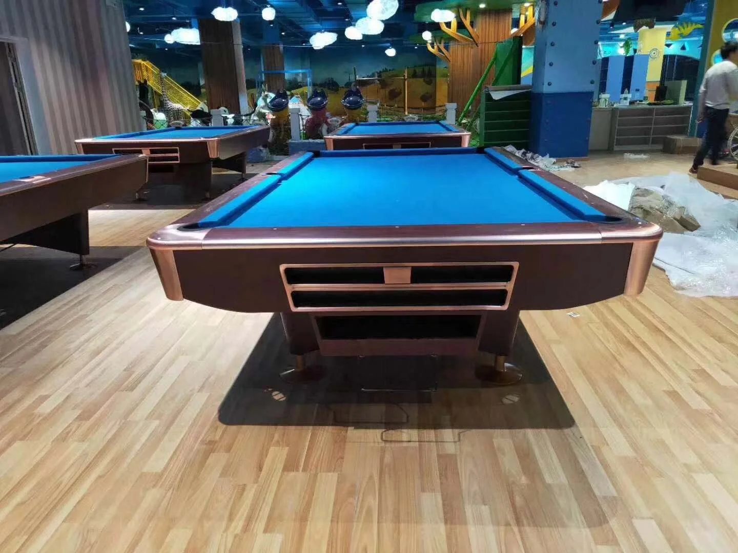 
Wholesale modern 9ft Solid Wood Slate Snooker france Pool Table 