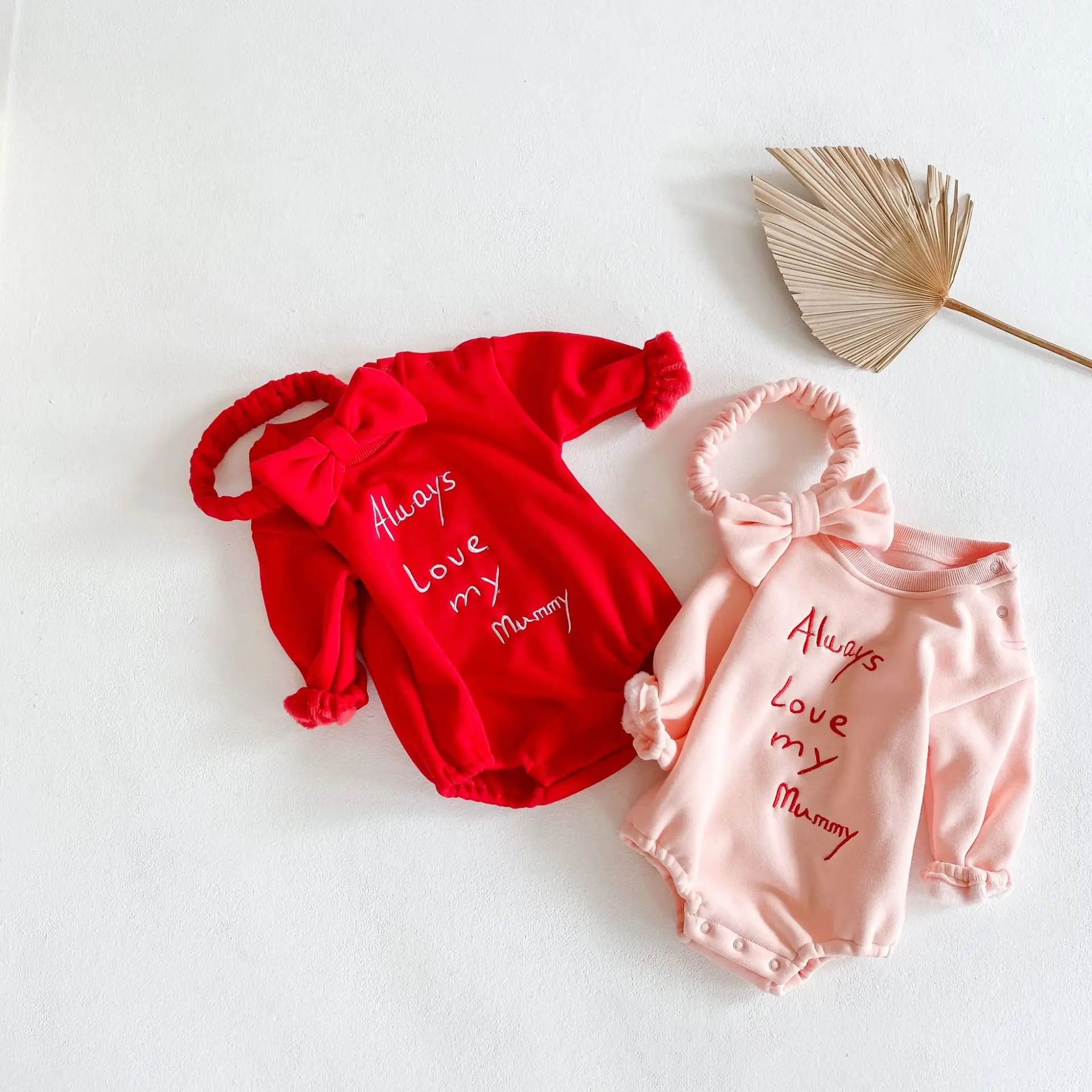 Spring 2023 New Female Baby Letter Embroidered Longsleeved Ha Clothing