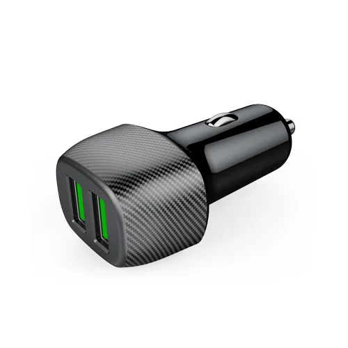 

Top Seller 2 Port 12 Volt Sale with Multiple Ports Chargers Super Fast Dual Smart Twin Usb Car Charger For Oppo Phone
