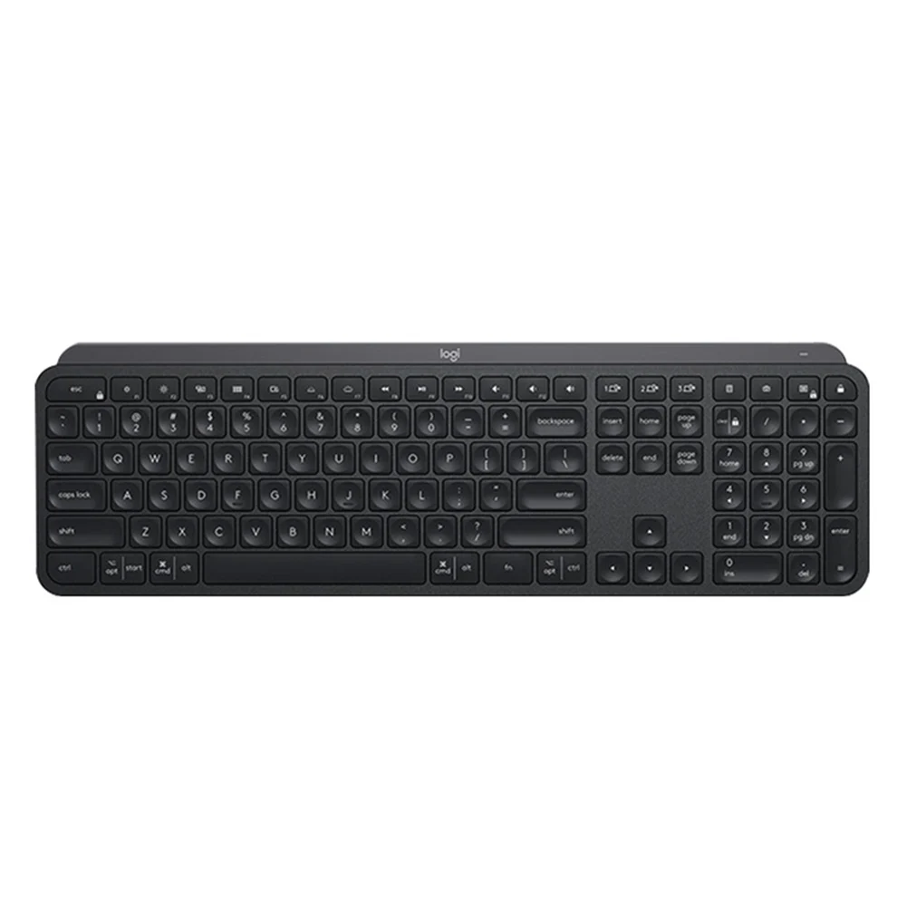 

Logitech MX Keys 2.4GHz Dual Mode Backlight Rechargeable Easy-Switch Home Office 109 Keys Wireless gaming Keyboard, Black