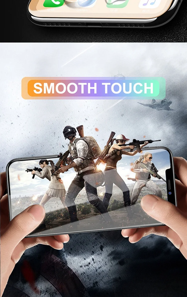 OTAO 9D Protective Tempered Glass On For iphone 11 pro MAX XS XR X Screen Protector De Tela For iphone 8 7 6 6S Plus Phone Film