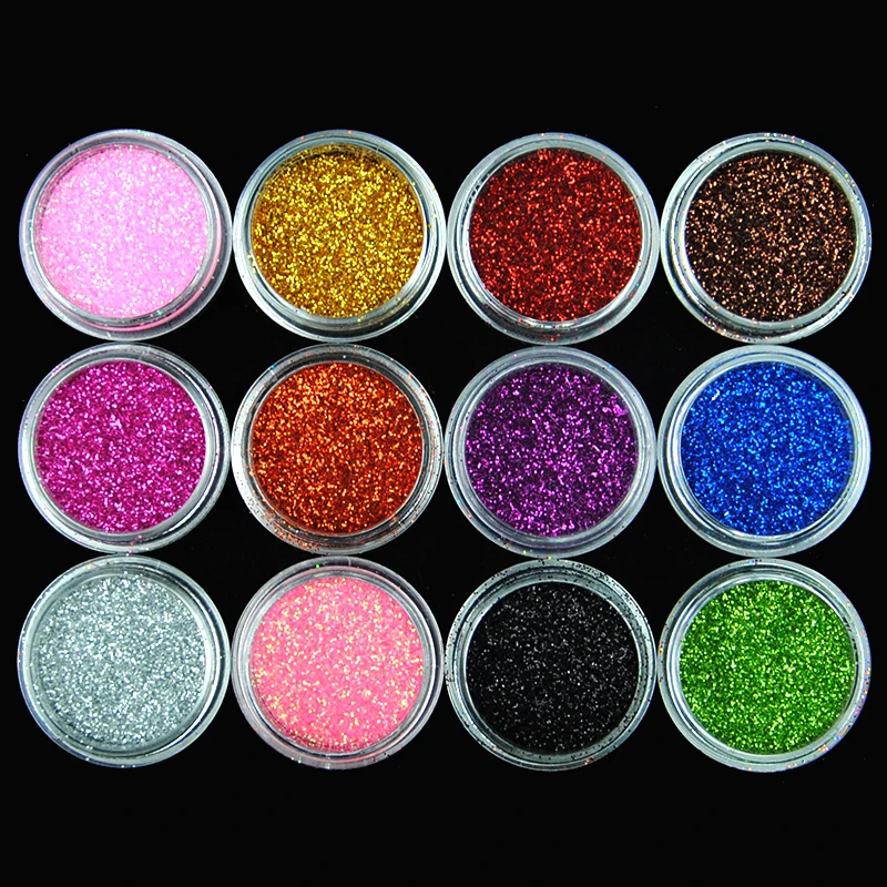 

COSCELIA 12Pcs Nail Decoration Powder Nail Decoration tools For Nail Beauty