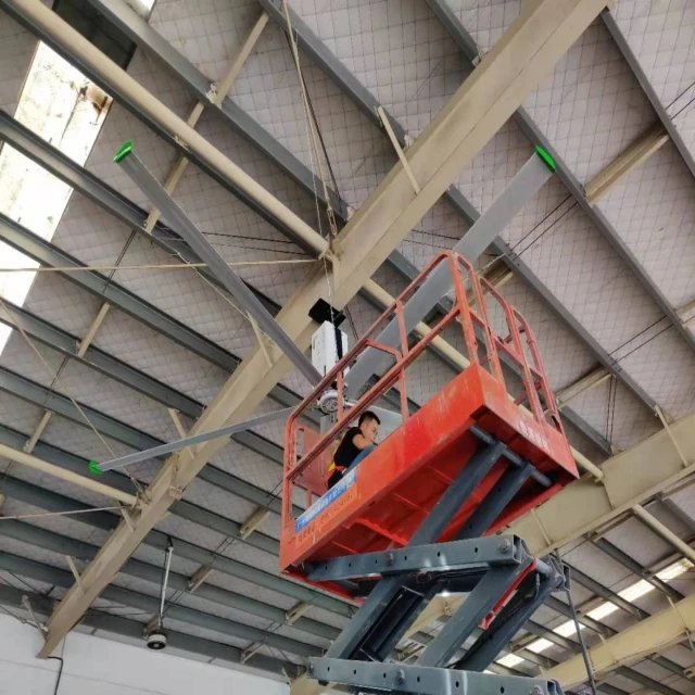 
1.5KW Industrial Energy Saving Large cheap Ceiling hvls Fans for Factory 