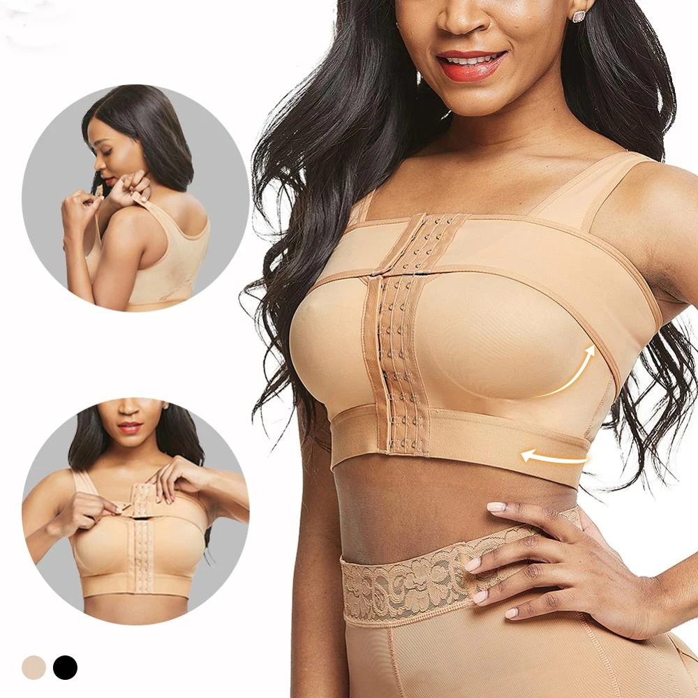 

Wholesale Body Shaper Two In One Posture Corrector Bra Cross Back Support Body Shaper Push up bra Women_shapewear