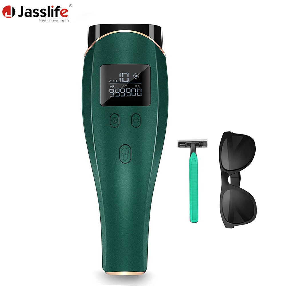 

2021 New Arrival Amazon Women's Painless Electric Epilator Facial Body IPL Hair Remover, Green