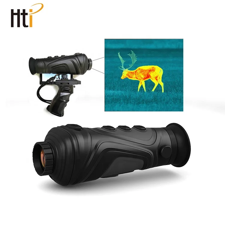 

HTI XINTAI hunting imaging accessories termohigrometro thermal rifescope night vision sight scope camara termica, Black