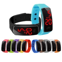 

Silicon watch wristbands wholesale custom silicone led watch sport watch