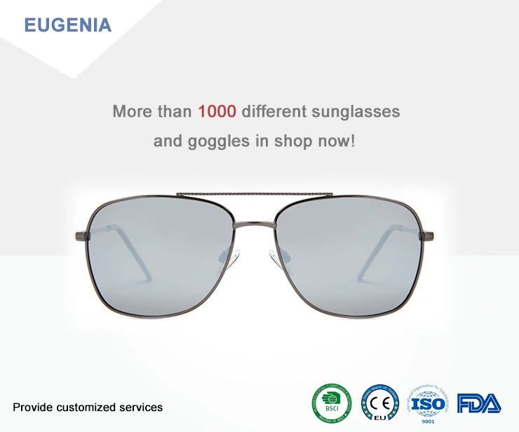 EUGENIA  Trendy Fashion Sunglasses Newest 2021  Polarized UV400 Men Sunglasses