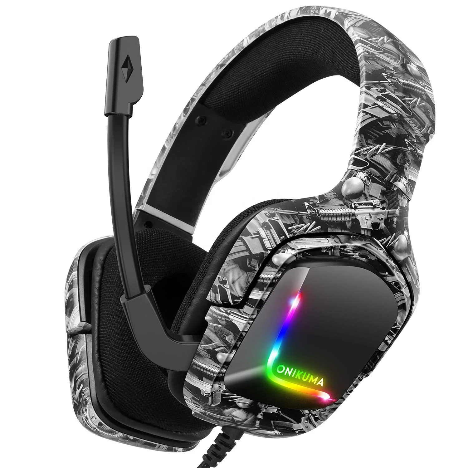 

ONIKUMA K20 Camouflage Gaming Headphones Stereo Wired Audifonos Gamer Headset With Surround Sound