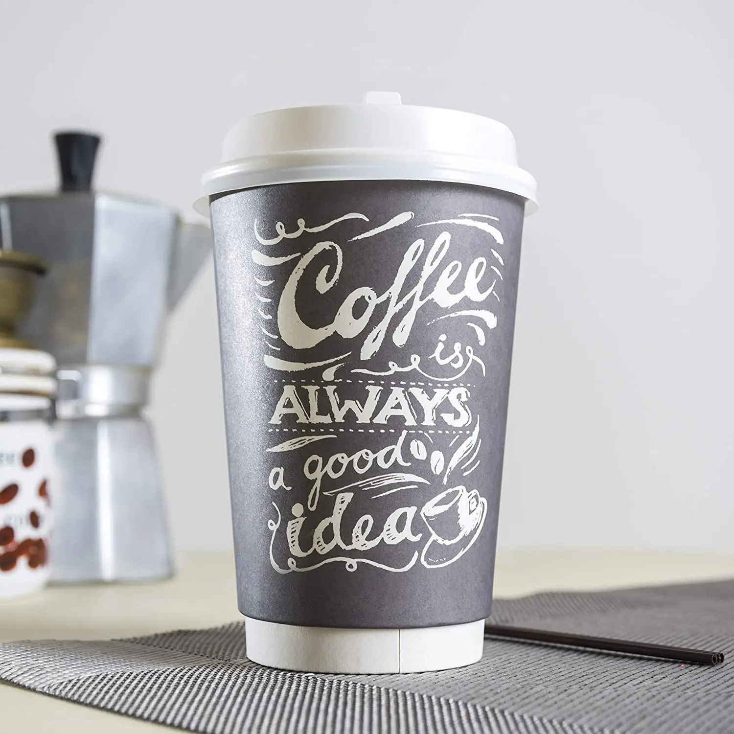 

Best gobelet en papier Round biodegradable 12 16 oz paper cups Hot Drink double wall paper coffee cup for soda water