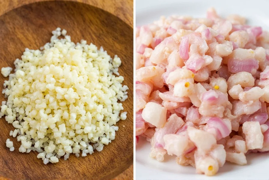 Onion substitute comparison table