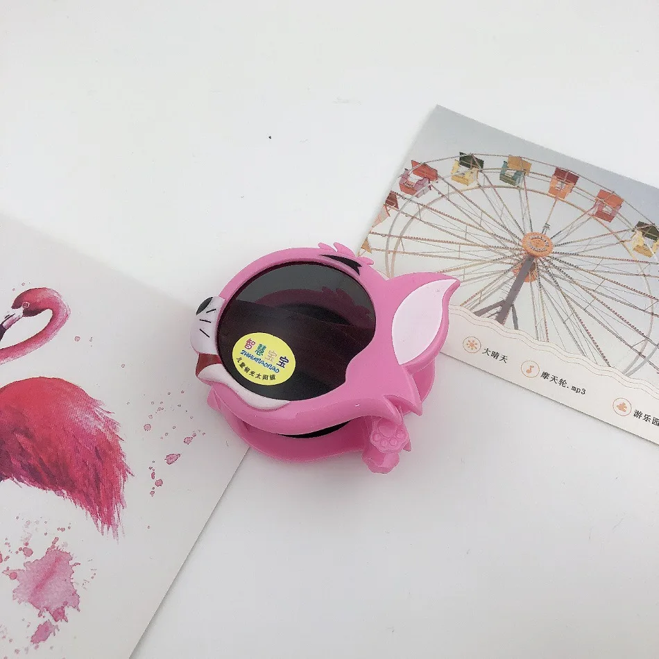 

Cartoon kids sunglasses trendy folding children sunglasses polarized lens kids frame sunglasses, Custom colors