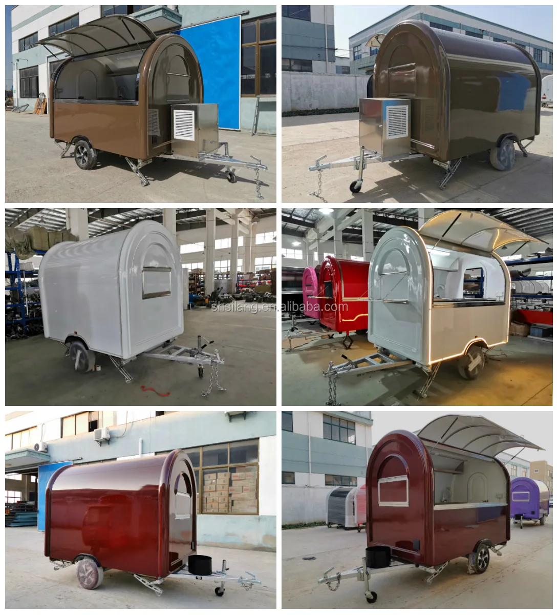 mobile food cart food trailer ice cream snacking mobile food truck manufacture