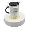 ComXim 20cm20KG White Black Random Rotation Fixed Speed Photography Stable Rotating Panoramic Display Table Jewelry Display