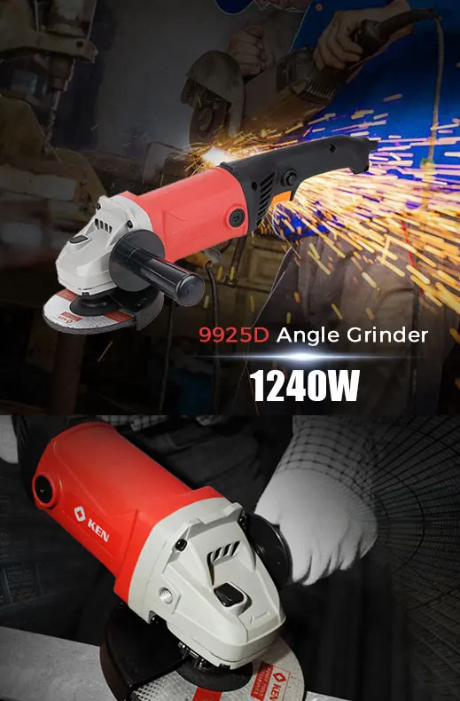 9925 Hand Grinder Grinding And Polishing Machine Angle Grinder M14
