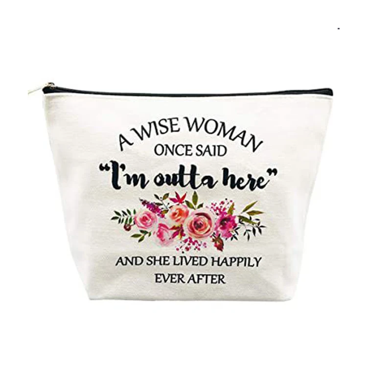 

Hot Selling Printing Pattern Cosmetic Bag Portable Women Canvas Gift Pouch Bag