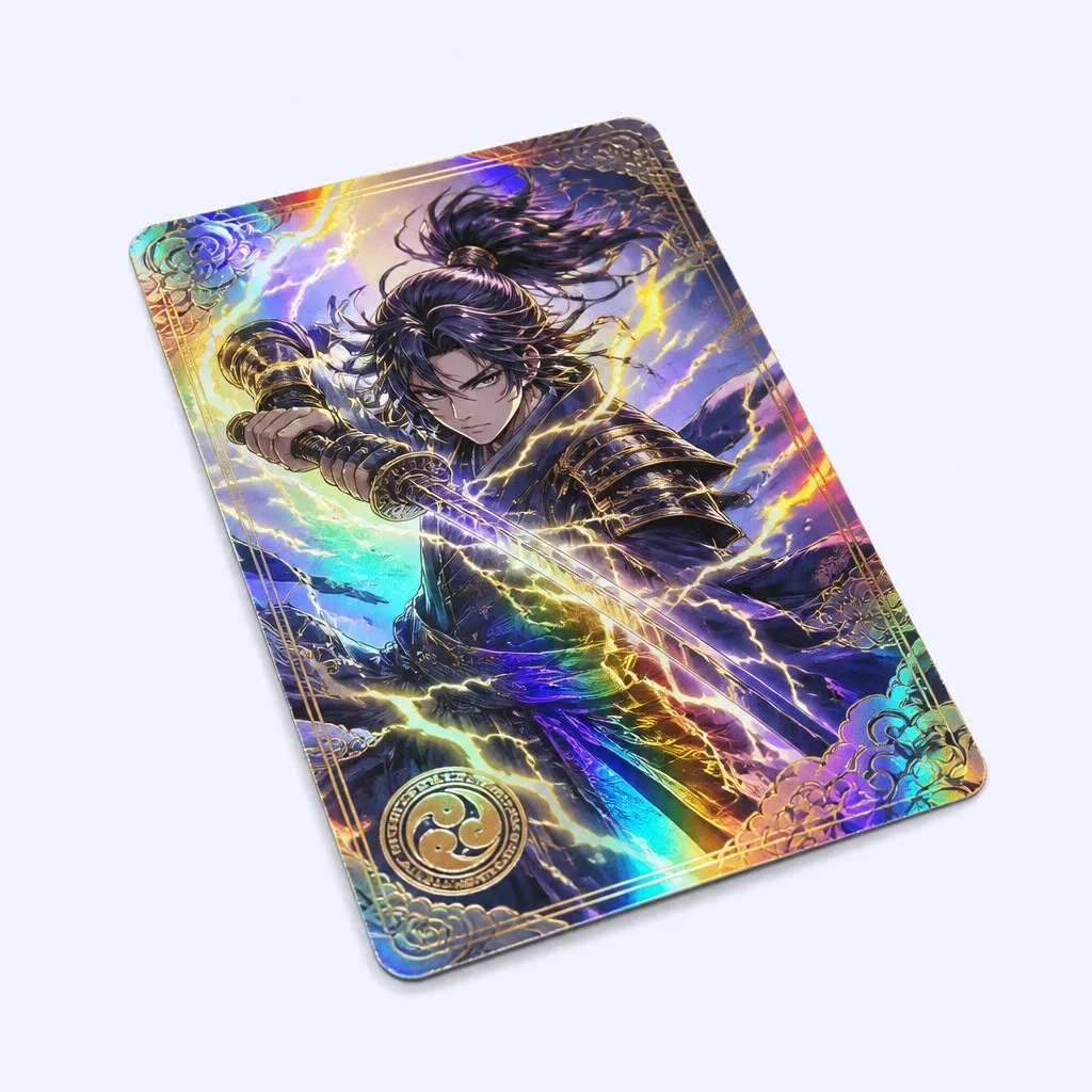 Thunder Blade Warrior Holographic Foil Shot