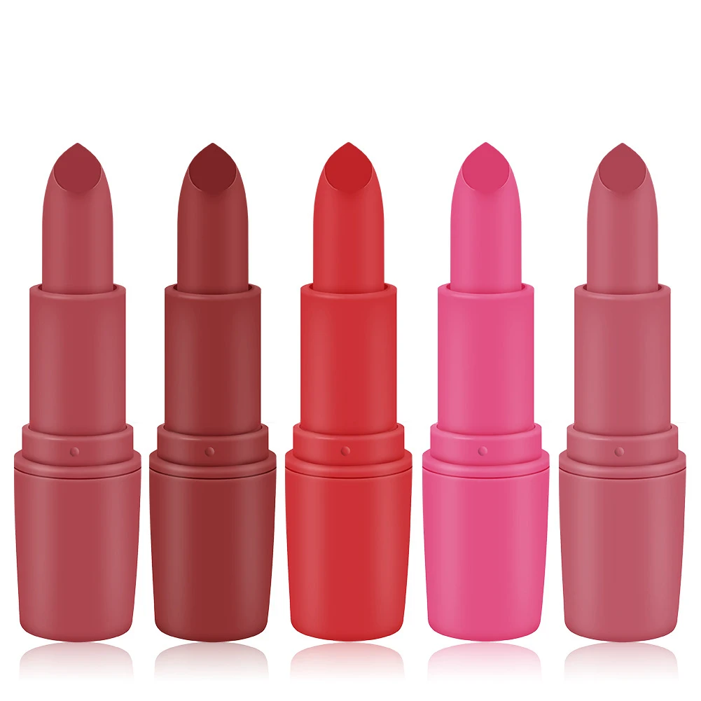 

Wholesale custom Matte vegan waterproof long lasting velvet red Lipstick private label, 20 pcs