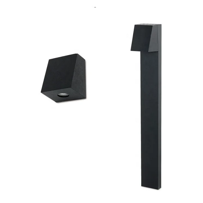 
Hot selling aluminum body 5w COB 400mm high CE Rohs led outdoor lawn bollard lighting lamp 