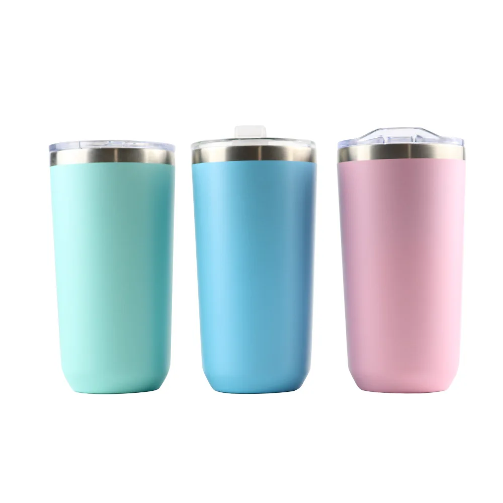 

Madou Big Size Cup In Car With Three Styles Lid Good Thermal Insulation Cold Insulation Properties Stainless Steel Bottle, 3 colors